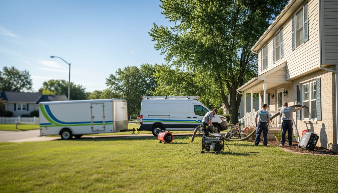 Flooded Basement Restoration And Cleanup With Repair in Steamboat Rock, IA near me